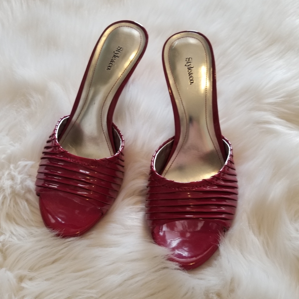 Style & Co. Peep Toe Heels